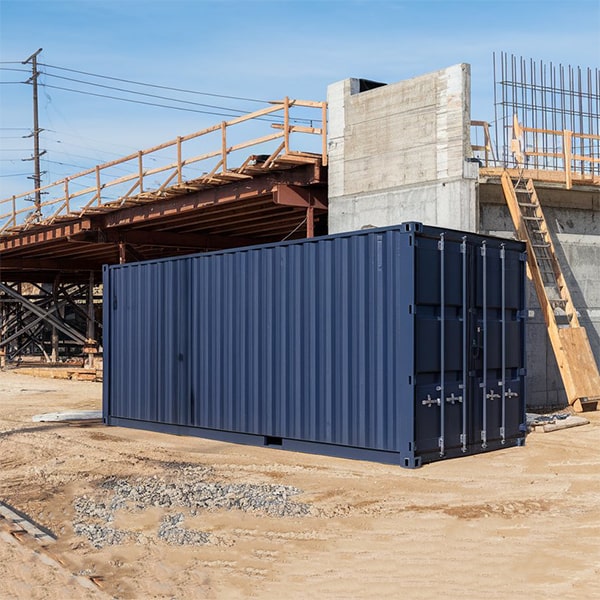 we can deliver construction site storage containers directly to your construction site